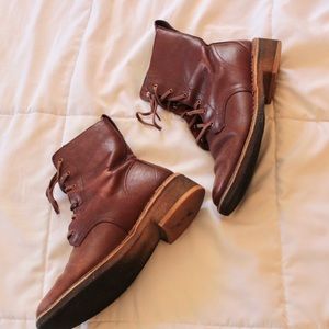 Clark’s Originals Mid-Calf Lace Up Combat Boots